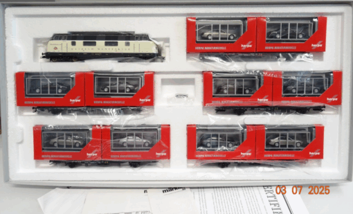 Märklin H0 26522 Autotransportzug Maybach m. 10 Herpa Maybach Digital OVP JL1163