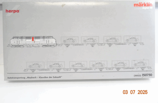 Märklin H0 26522 Autotransportzug Maybach m. 10 Herpa Maybach Digital OVP JL1163 – Bild 7