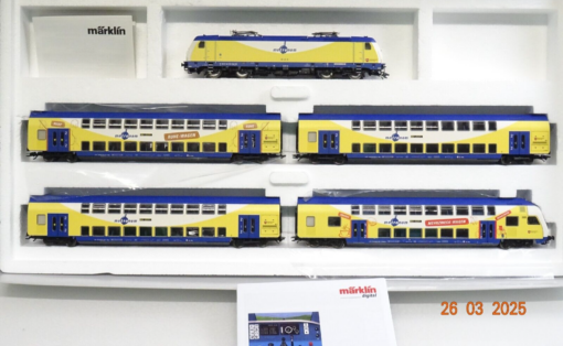 Märklin H0 26611 Doppelstock-Nahverkehrszug Metronom Sound Mfx in OVP LE9736