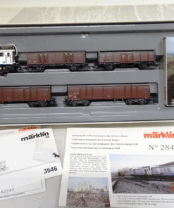 Märklin H0 2848 Belgien Rohmaterial-Zug 5tlg. der C.C.B. in OVP JL4727