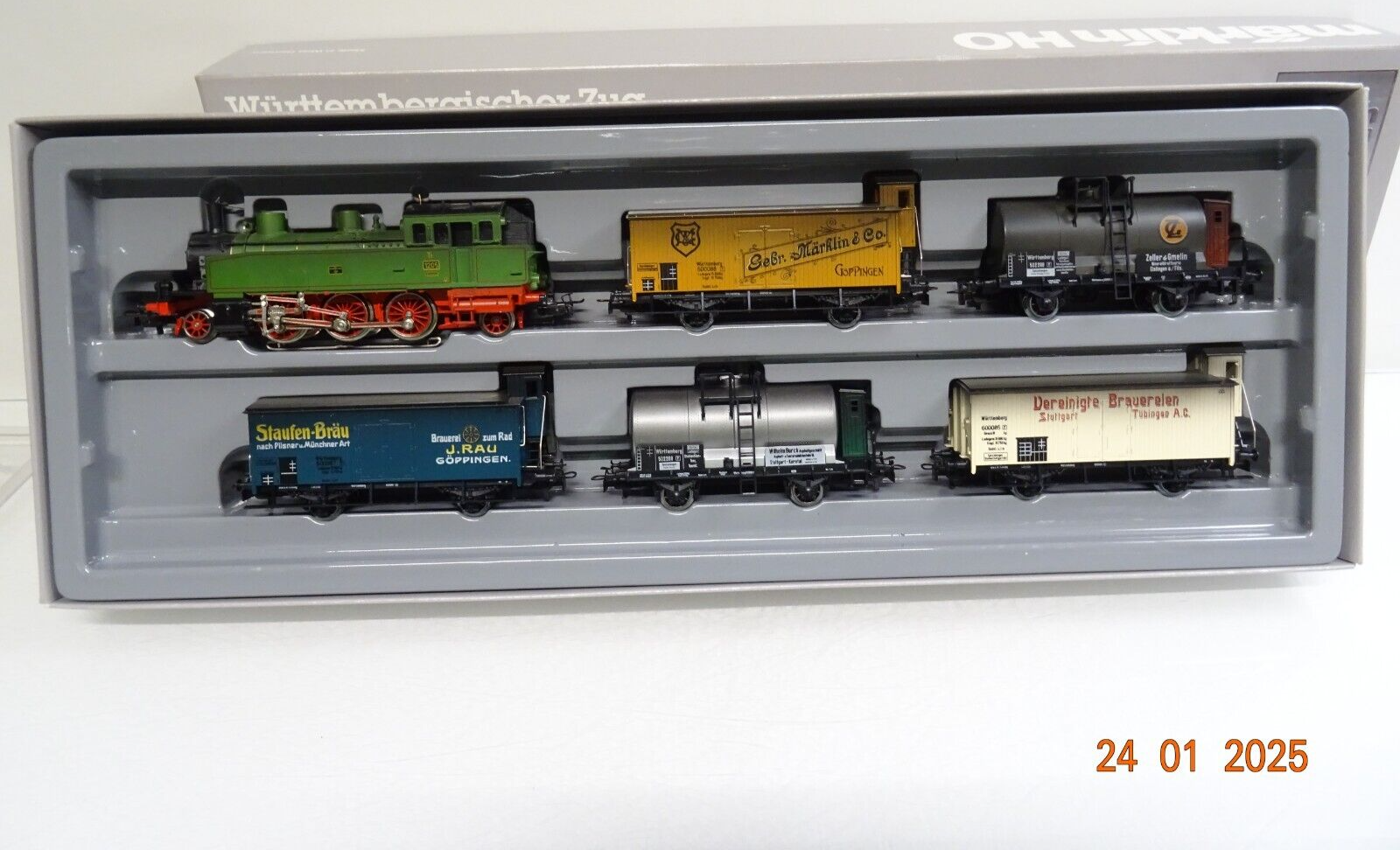 Märklin H0 2857 Württembergischer Zug 6tlg. 125 Jahre Märklin in OVP LE8570