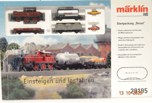 Märklin H0 29195 Startpackung Diesel Lok und Weichen mit Dekoder in OVP JL3562 – Bild 3