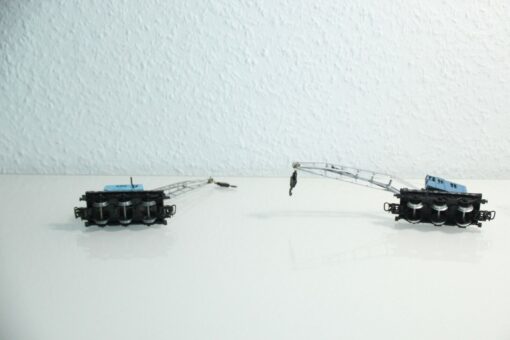 Märklin H0 2x 4611 Kranwagen Krupp-Ardelt der DB in EVP GS3451 – Bild 3