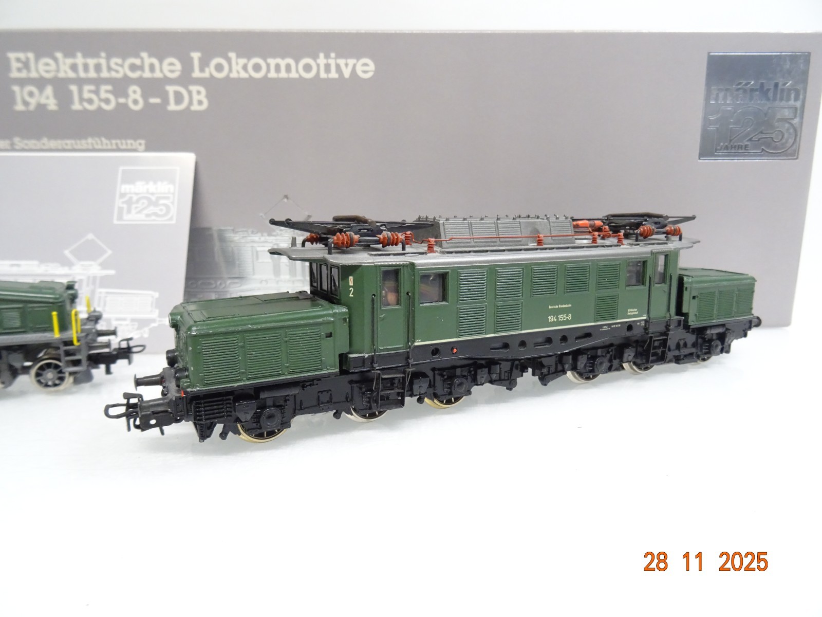 Märklin H0 3300 E-Lok 2 St. Krokodil Jubiläumsfahrt 1984 in OVP JL4774 – Bild 5
