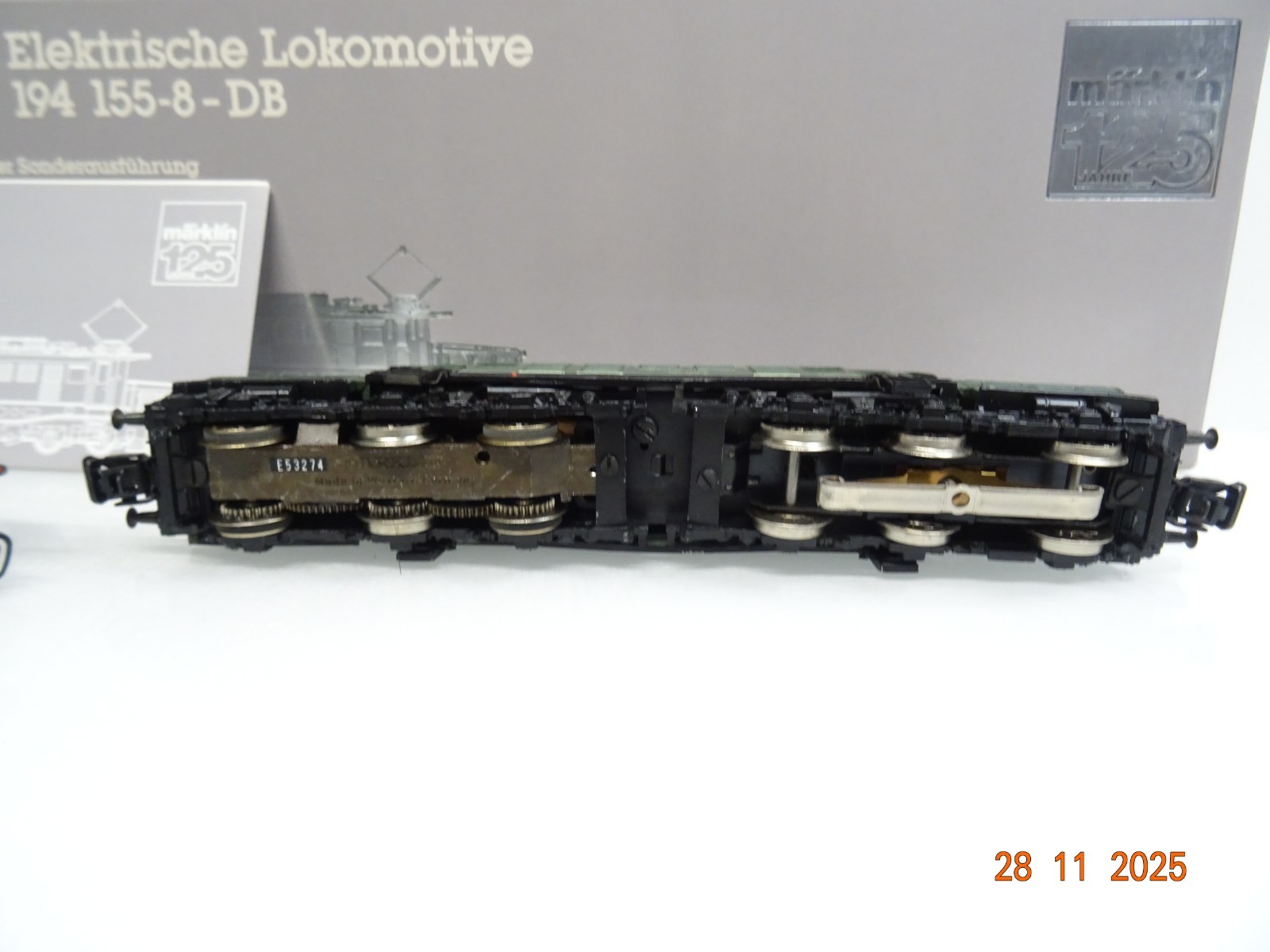 Märklin H0 3300 E-Lok 2 St. Krokodil Jubiläumsfahrt 1984 in OVP JL4774 – Bild 6