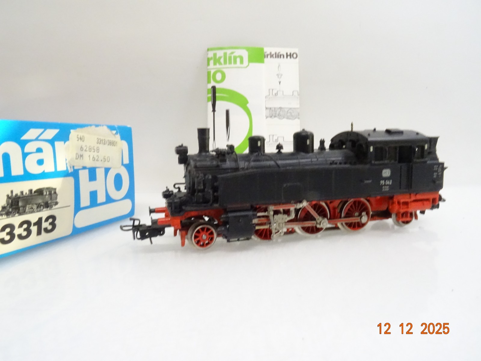Märklin H0 3313 Dampflok BR 75 042 der DB in OVP JL5010