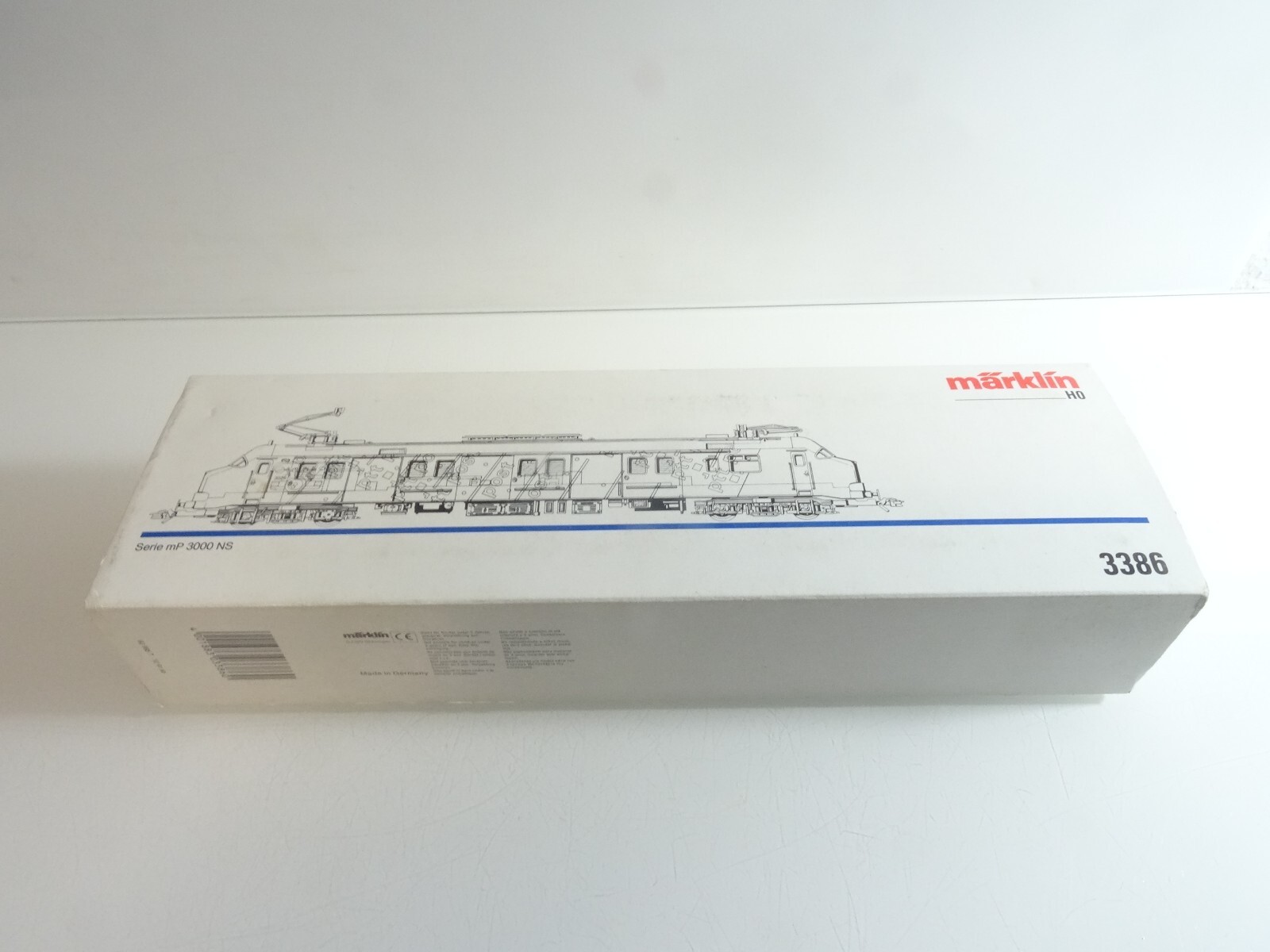 Märklin H0 3386 Leerverpackung für E Lok der NS, siehe Foto QR7395 – Bild 3