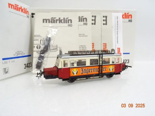 Märklin H0 3423 Schienenbus LSE T 141 Jägermeister Delta Digital in OVP JL2747