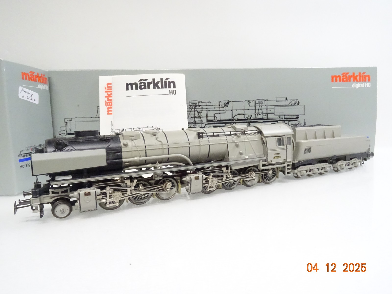 Märklin H0 3602 Dampflok BR 53 0001 Borsig der DRG in OVP JL4871