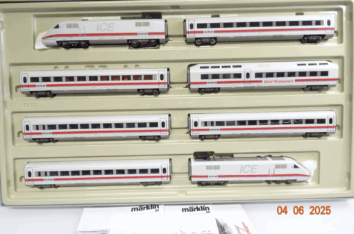 Märklin H0 3700 Triebwagenzug 8tlg. ICE-Amtrak Tour `93 Digital in OVP JL900