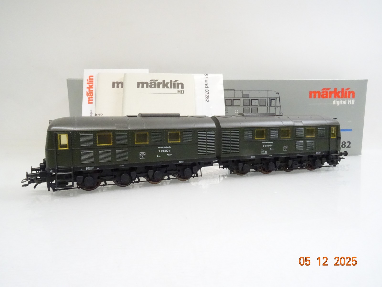 Märklin H0 37282 Doppel-Diesellok V 188 der DB Sound Digital in OVP JL4879