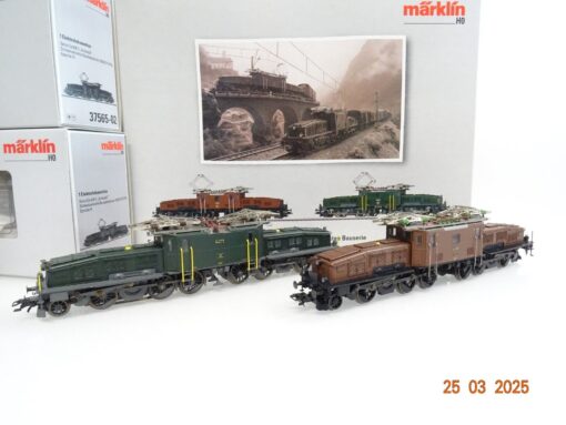 Märklin H0 37565 Schweiz E-Lok Ce 6/8 II Krokodil Doppelpack Sound in OVP LE9622
