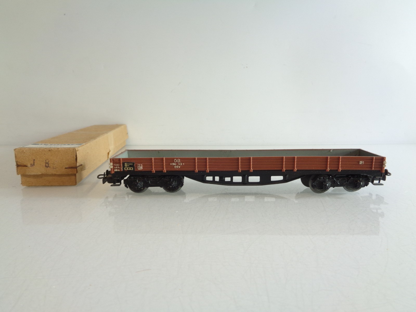 Märklin H0 391/1 Niederbordwagen der DB in OVP BH889