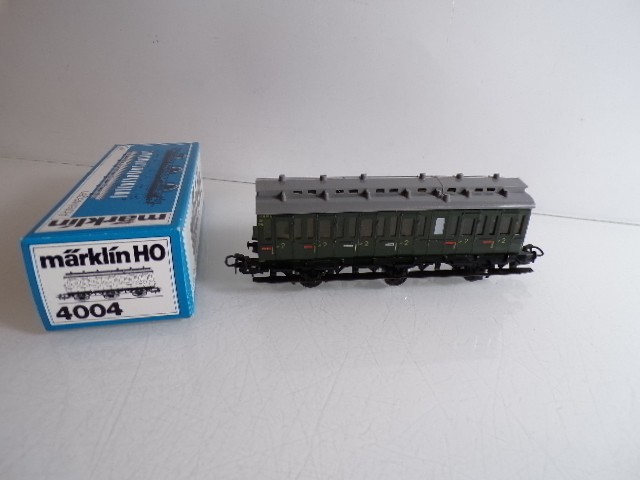 Märklin H0 4004 Abteilwagen der DB in OVP HS 75
