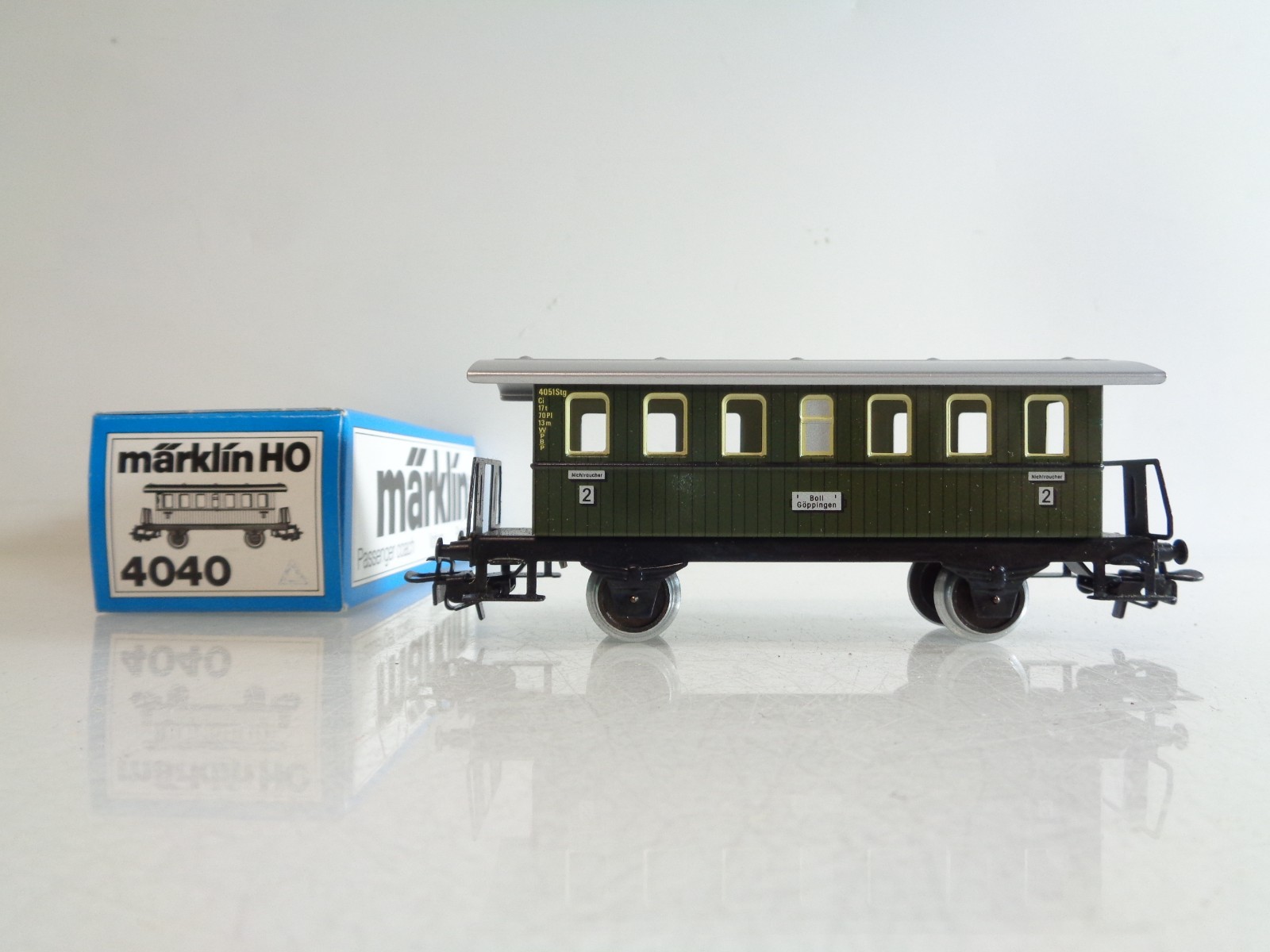 Märklin H0 4040 Personenwagen 2.Kl. in OVP BH862
