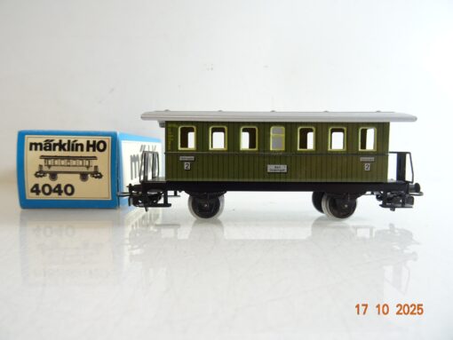 Märklin H0 4040 Plattformwagen 2.Kl.  in OVP BH578
