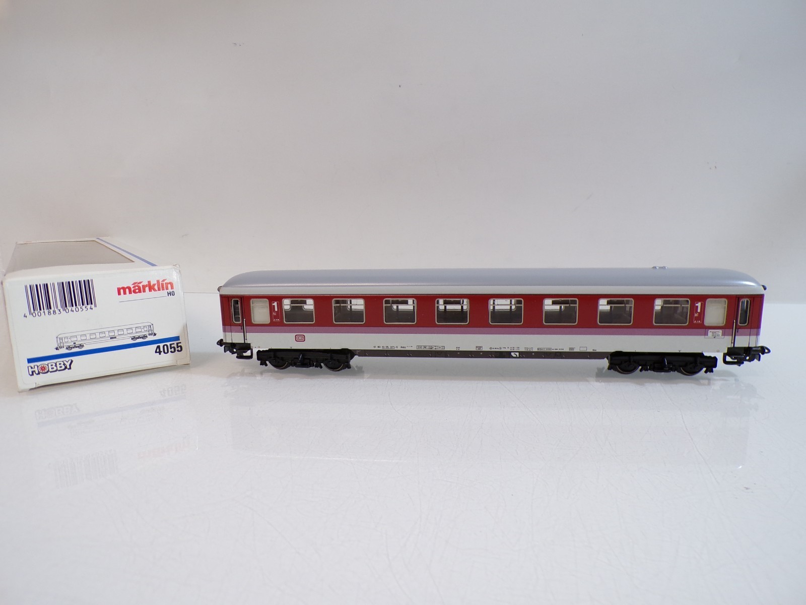 Märklin H0 4055 Personenwagen 1.Kl. der DB in OVP Blech BH1999