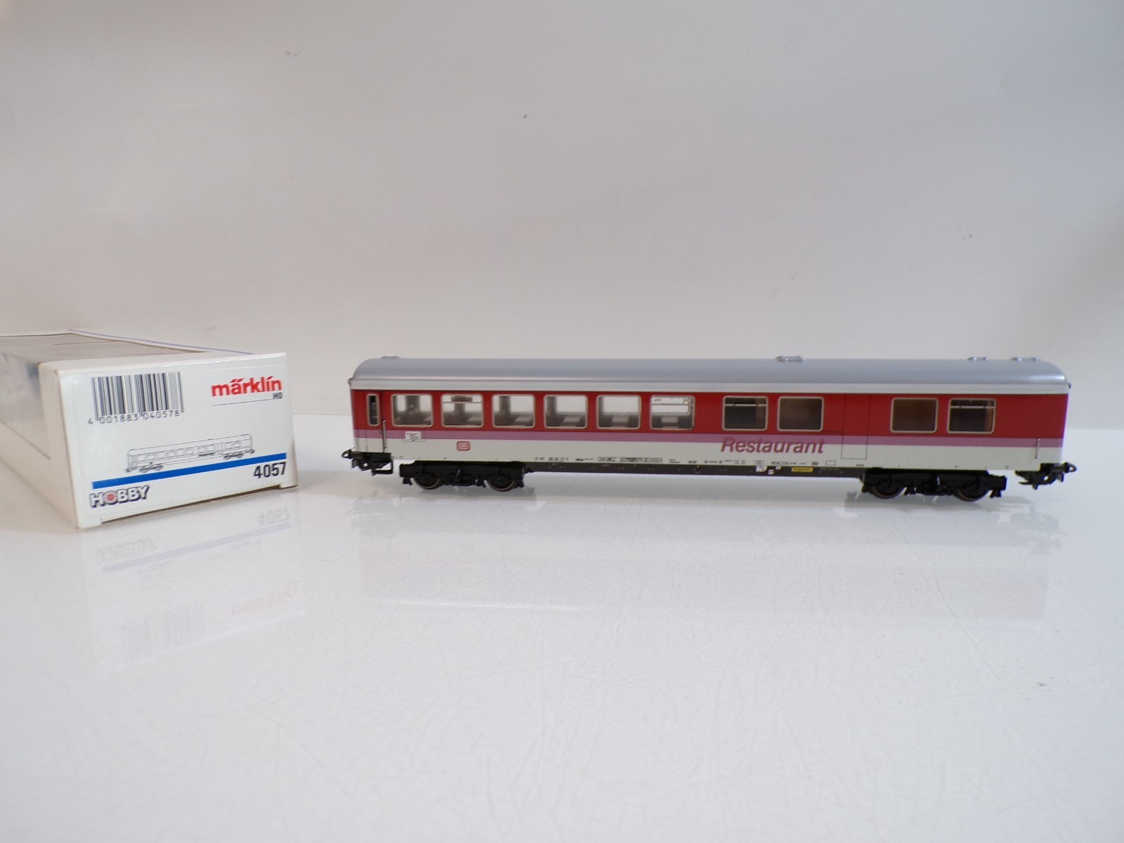 Märklin H0 4057 Speisewagen der DB in OVP Blech BH1998