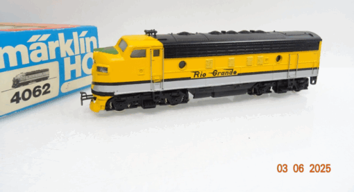 Märklin H0 4062 US Diesellok F7  Rio Grande ohne Antrieb in OVP JL879