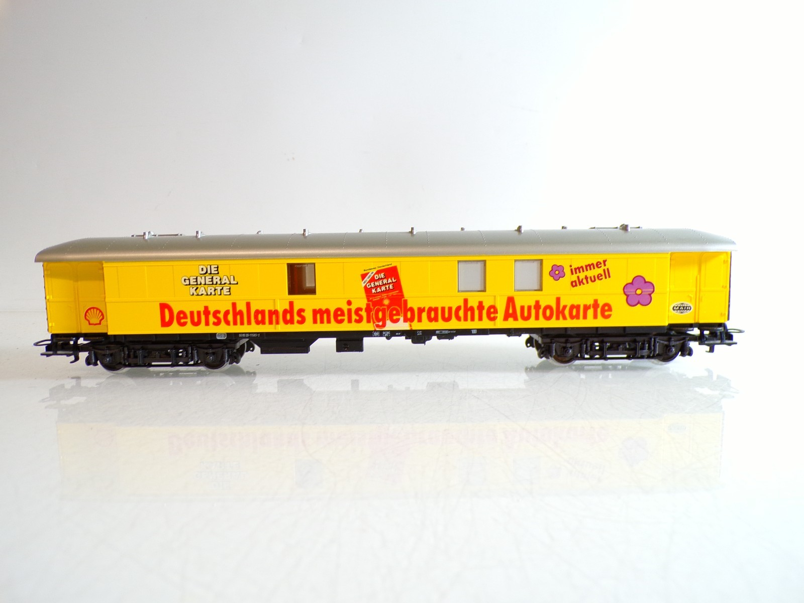 Märklin H0 4121 Werbewagen Shell Generalkarte in OVP BH1519 – Bild 3