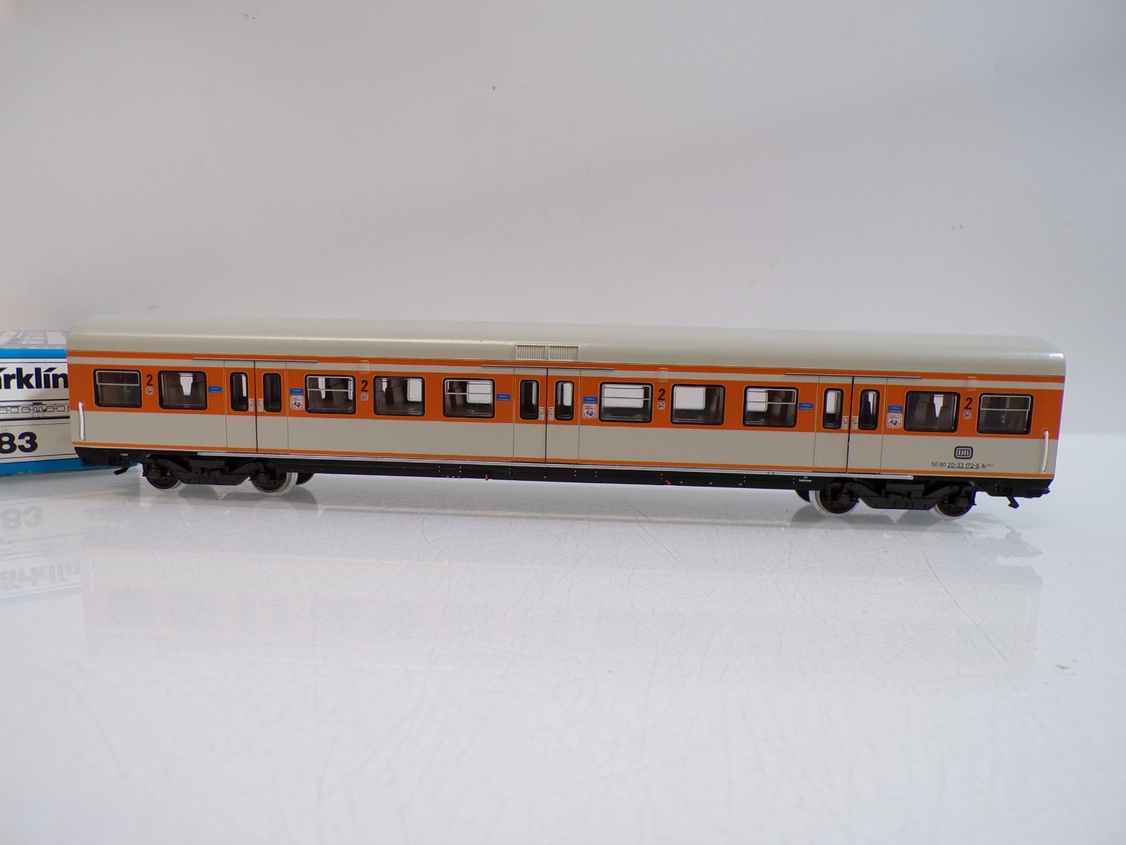 Märklin H0 4183 S-Bahnwagen 1./2.Kl. der DB in OVP BH2001 – Bild 3