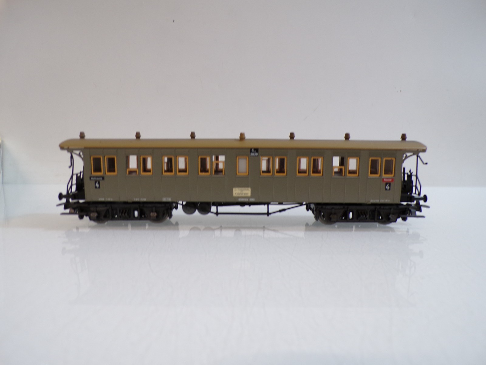 Märklin H0 4214 Personenwagen 4.Kl. der K.W.St.E. in OVP BH1882 – Bild 3