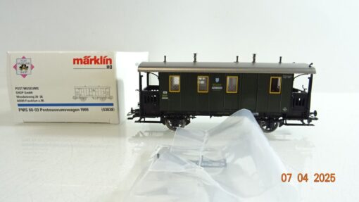 Märklin H0 43038 Postmuseumswagen 1999 der K.Bay.St.B. in OVP PR6989