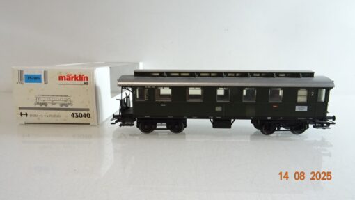 Märklin H0 43040 Personenwagen 2.Kl. der DB in OVP PR9542