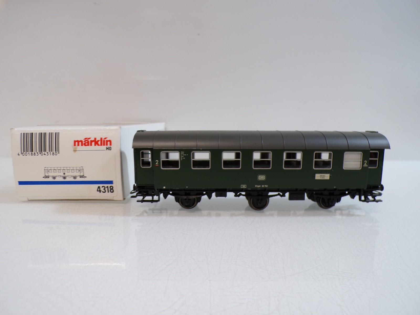 Märklin H0 4318 Umbauwagen 2.Kl. der DB in OVP BH2007