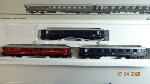Märklin H0 43290 Fernschnellzug Wagenset Merkur der DB in OVP PR7014 – Bild 3