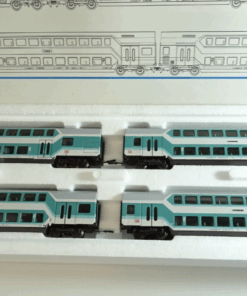 Märklin H0 43580 Wagen-Set Doppelstockwagen 4 tlg. der DB in OVP PR9593