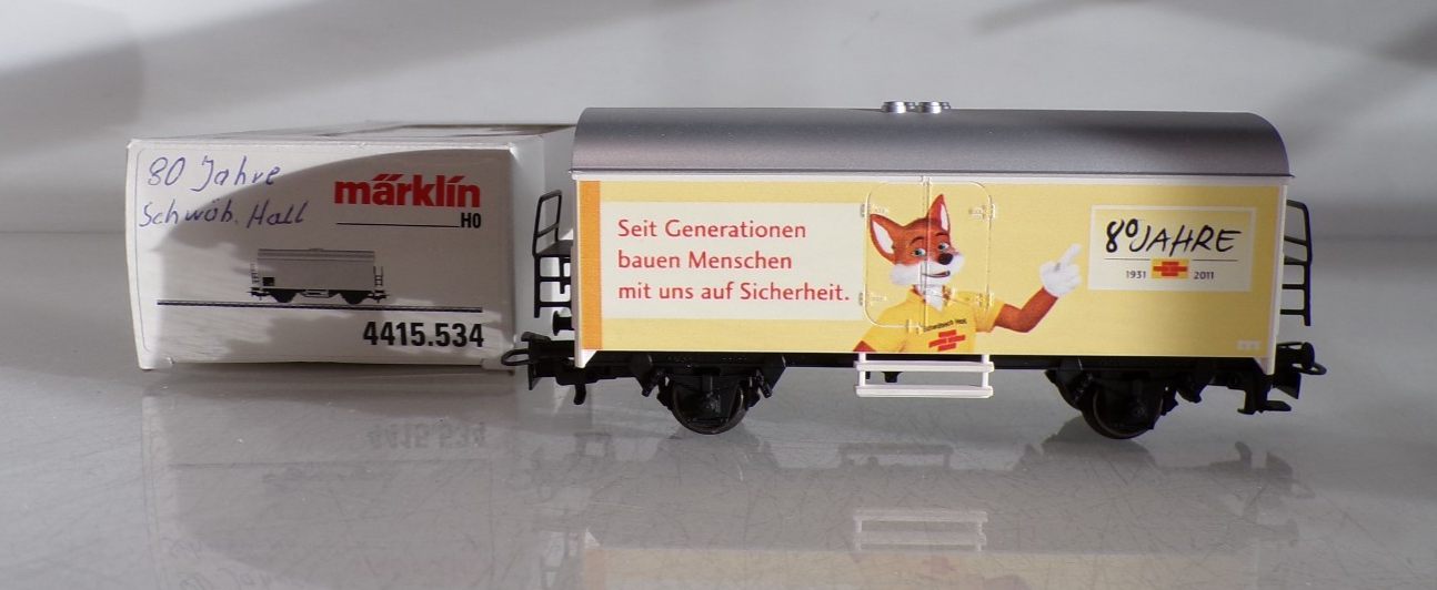 Märklin H0 4415.534 Kühlwagen 80 Jahre Schwäbisch Hall in OVP BH1869 – Bild 3