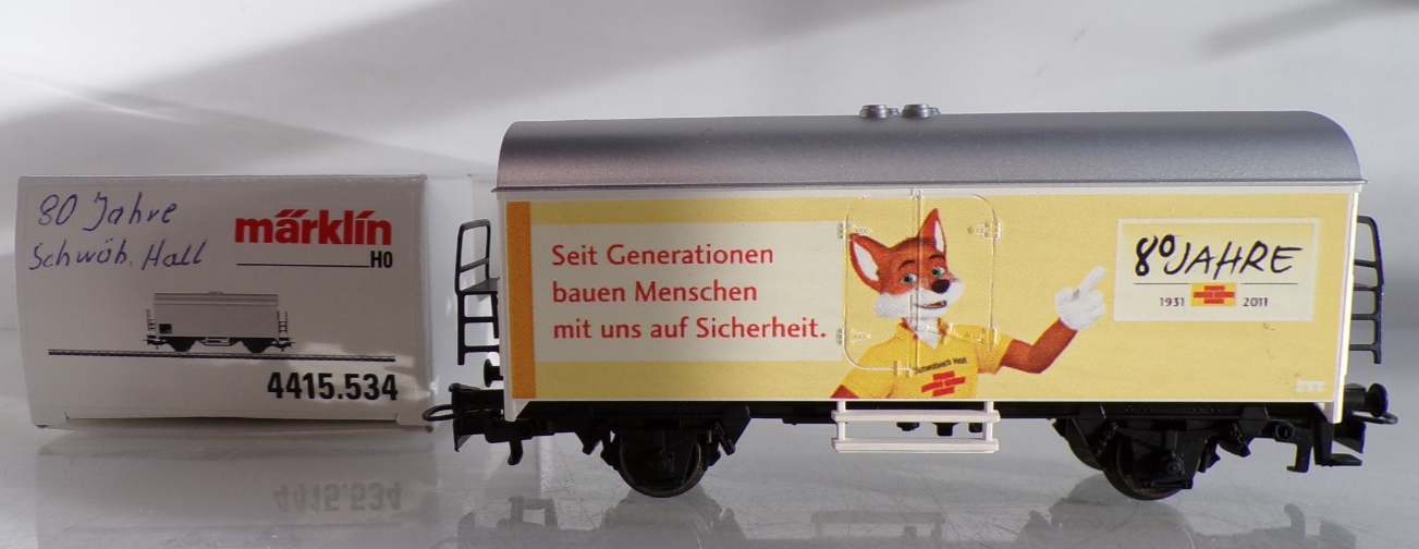 Märklin H0 4415.534 Kühlwagen 80 Jahre Schwäbisch Hall in OVP BH1869