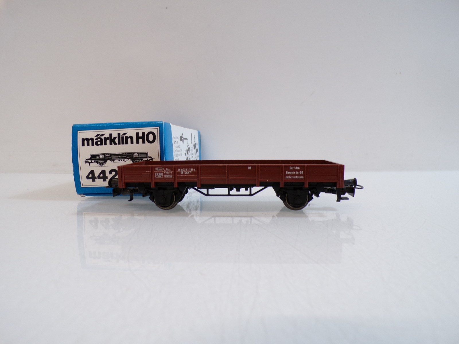 Märklin H0 4423 Niederbordwagen der DB in OVP BH2015 – Bild 3