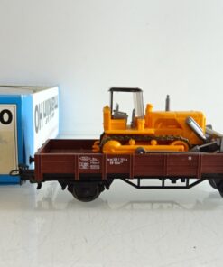 Märklin H0 4424 Niederbordwagen Planierraupe der DB in OVP PR8257