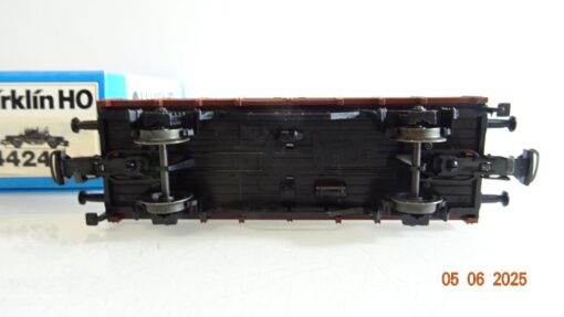 Märklin H0 4424 Niederbordwagen Planierraupe der DB in OVP PR8257 – Bild 4