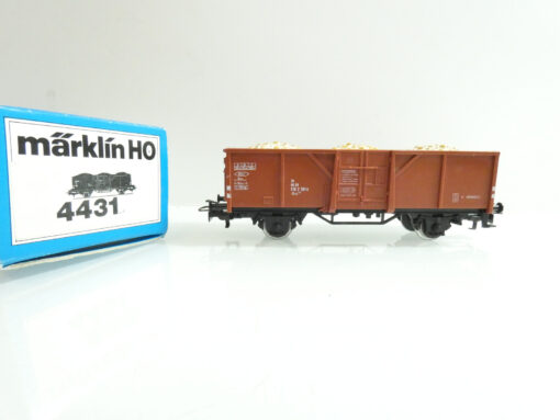 Märklin H0 4431 Offener Güterwagen mit Beladung der DB in EVP AR3386