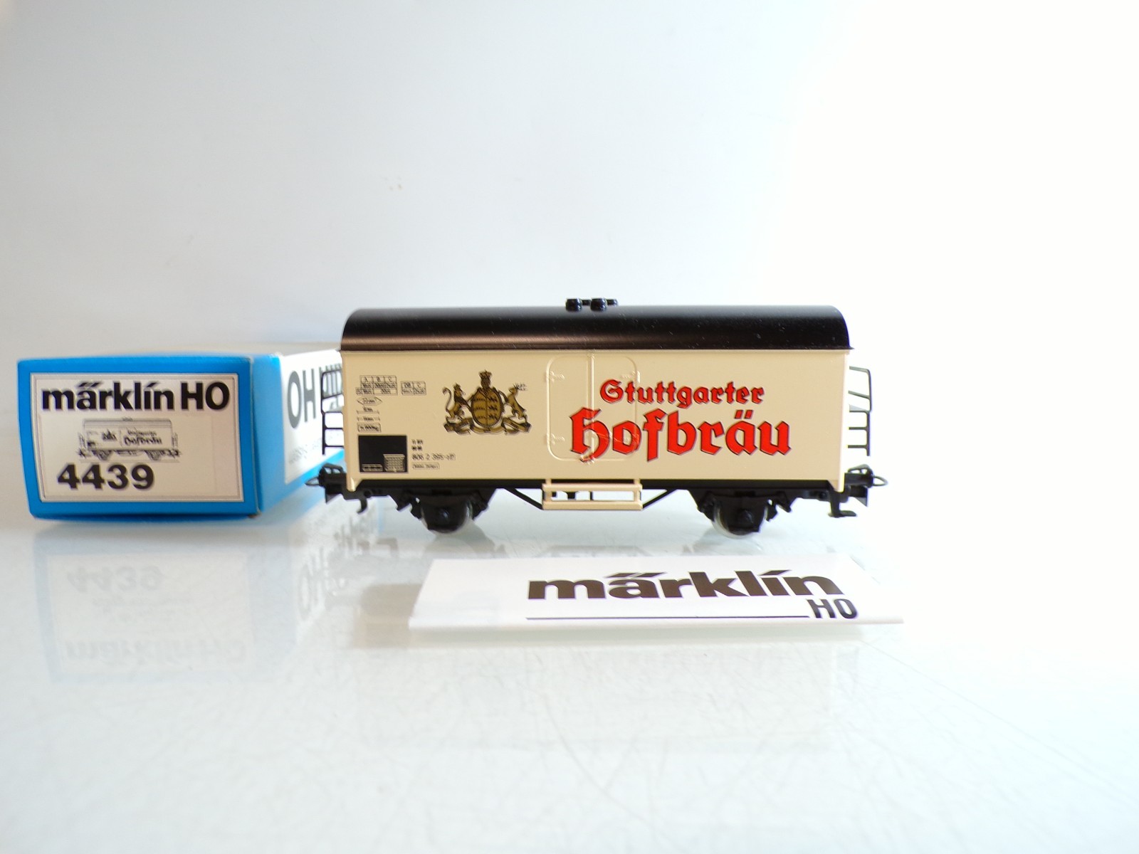 Märklin H0 4439 Kühlwagen Stuttgarter Hofbräu der DB in OVP BH1478 – Bild 3