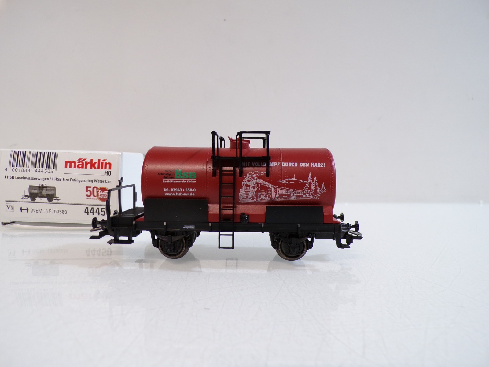 Märklin H0 44450 Löschwasserwagen der HSB in OVP BH1972 – Bild 4