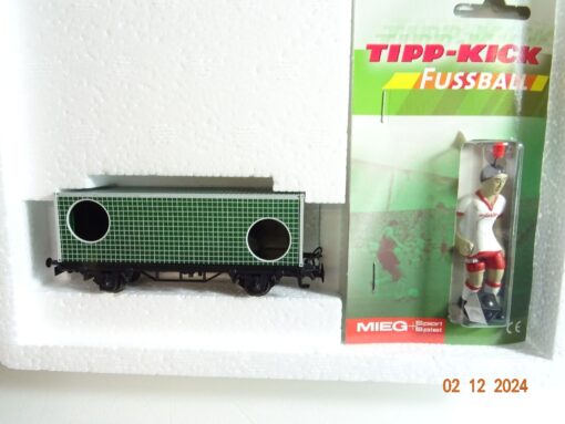 Märklin H0 44460 Tipp-Kick-Fußballwagen in OVP PR4387 – Bild 3