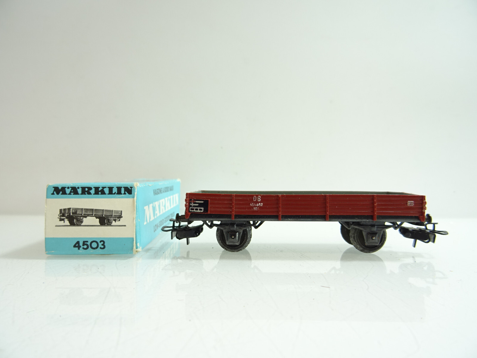 Märklin H0 4503 Niederbordwagen der DB in OVP C1971