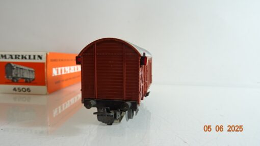 Märklin H0 4506 gedeckter Güterwagen mit Schlußlaternen der DB in OVP PR8267 – Bild 4
