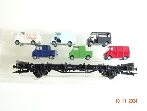 Märklin H0 45099-03 Autotransportwagen mit Ladung der DB in OVP PR3947 – Bild 3