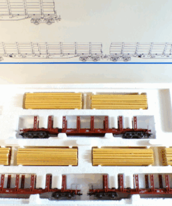 Märklin H0 4516 Wagen-Set Holztransport 3 tlg. der DB in OVP BH1371