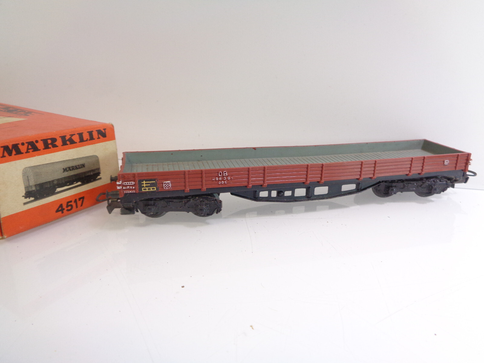 Märklin H0 4517 Planwagen der DB in OVP ohne Plane JD932