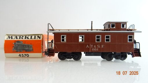 Märklin H0 4570 US Güterzug Begleitwagen der AT&SF in OVP PR9087