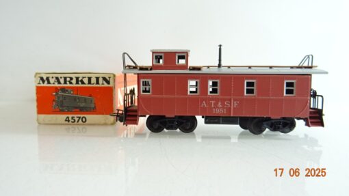 Märklin H0 4570 US Güterzugbegleitwagen der AT&SF in OVP PR8467