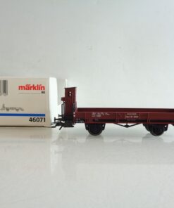 Märklin H0 46071 Niederbordwagen mit Bremserhaus der DR in OVP BH642