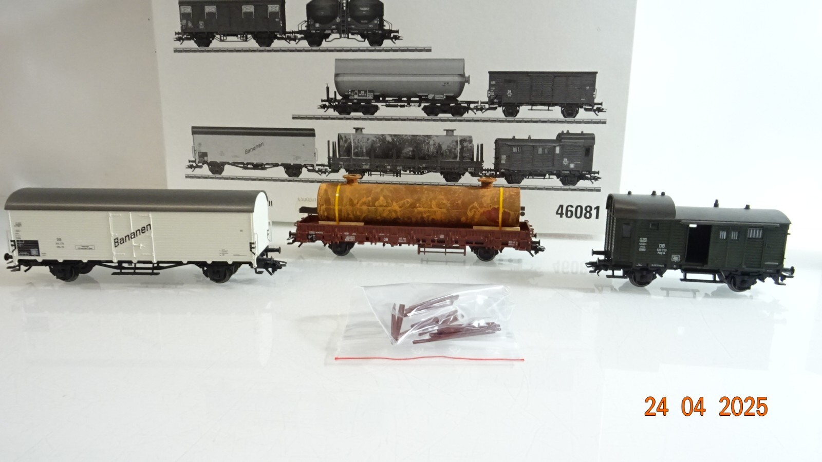 Märklin H0 46081 Güterwagen-Set/Epoche III der DB in OVP PR7281 – Bild 5