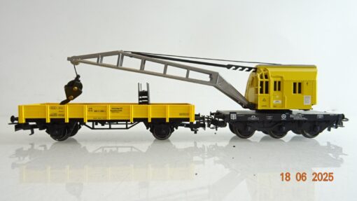 Märklin H0 4611 Kranwagen mit Schutzwagen der DB PR8587 o. – Bild 3
